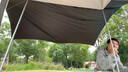骆驼（CAMEL）三叉戟天幕帐篷户外大号露营黑胶幕布防晒沙滩遮阳棚全套装备 实拍图