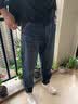 MR.25牛仔裤男美式重磅复古春秋季宽松裤子男士阿美咔叽做旧百搭哈伦裤 蓝色 32 适合140-150斤 实拍图
