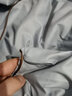 雅鹿水洗冰丝空调被床上四件套夏凉被单人宿舍夏被双人冰凉夏天薄被子 字母-银灰【冰丝凉感夏被】 床单款 四件套/1.5*2.0m夏被+床单+2枕套 实拍图