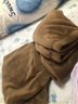 骁芬仙女暖暖裤套装女冬季加厚睡衣珊瑚绒保暖家居服 卡其色(裤子+上衣) 均码适合90-160斤 实拍图