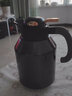正扬 焖茶壶高档316不锈钢内胆泡茶保温壶茶水分离茶壶大容量闷泡壶 温显款闷茶壶(1800ML)+黑檀色 实拍图