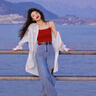 多菲尼森（dophnison）吊带背心女红色带胸垫内搭外穿少女抹胸内衣纯欲辣妹显瘦打底上衣 红色长版(80-135斤） 均码 实拍图
