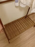 竹艺佳（ZHUYIJIA） 简易衣帽架卧室衣服架收纳架落地挂衣架置物架层架楠竹衣服架子 实拍图