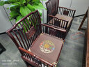 浩秦新中式椅垫客厅红木沙发垫坐垫新古典家具圈椅餐椅垫太师椅垫座垫 琅琊团-咖色 50X44厚3cm单个(海绵垫) 实拍图