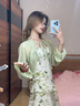 妙奕嘉法式碎花吊带连衣裙女纯欲裙子夏天女装新款气质女神范长裙温柔风 法式碎花连衣裙+清新绿开衫 S 【建议90-105斤】 实拍图