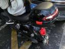 杰帆（JF）新龟王电动车踏板车电动摩托车小龟电摩双人踏板摩托车助力电瓶车 黑色 整车+48V20A电池 实拍图