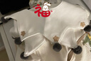 Aengbay昂贝 婴儿纯棉围嘴口水巾宝宝防吐奶围兜新生儿360度旋转秋季 小星星 实拍图