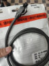 也仁 万兆超六类网线 CAT6A类兼容千兆2.5g 电脑路由器光猫宽带网络8芯双绞线 灰色 1米  YRUJ-11 实拍图