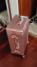 90分PC旅行箱轻质铝框行李箱防刮商旅两用拉杆箱24英寸大容量托运箱 实拍图
