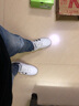 阿迪达斯 （adidas）男鞋板鞋 25夏季新款运动鞋透气轻便白色休闲鞋低帮鞋子男 BREAK START/白/绿 42 实拍图