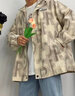 鲁宾克 灯芯绒外套男春季潮牌美式复古棒球服男生夹克宽松情侣棒球服男 卡其色 2XL（140-155斤） 实拍图