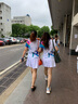 单双号夏季新款羽毛球服运动套装情侣速干衣网球服团购比赛运动短袖 男套装C111082+12082 XL 实拍图