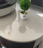 钟爱一生（CHERISHES LIFE）圆形桌布圆桌垫防水软玻璃餐桌布茶几垫子台布塑料透明防油桌面垫 升级食品级无味纯色透明2.0mm 圆形桌布直径70cm 实拍图