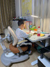 爱果乐（IGROW）儿童学习桌家用儿童书桌升降写字桌青年实木电脑桌大白桌1.2m 1.2m艺术家6+童星椅8pro枫糖橘 实拍图