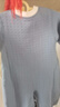 舒贝怡婴儿衣服新生儿连体衣纯棉周岁宝宝爬爬服秋冬满月保暖哈衣蓝66 实拍图