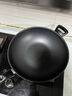 爱仕达不粘锅炒锅平底电磁炉炒菜锅无烟少油硬氧耐磨不沾炒菜锅 红色 升级无油烟款 32cm 实拍图