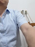 雅戈尔（YOUNGOR）【DP免烫】26新款全棉舒适透气平整抗皱易打理衬衫 浅蓝，素色 40 实拍图
