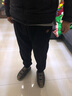 浩术 休闲裤男春夏季新款休闲宽松运动潮流纯色弹力束脚运动长裤男 黑+黑【常规款】 4XL 【160-180斤】 实拍图