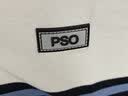 PSO Brand短袖T恤男黑白条纹宽松纯棉半袖女体恤潮牌情侣装夏装 白色 L 实拍图