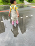 B.Duck小黄鸭童鞋儿童四季雨靴男童女童宝宝束脚筒靴雨鞋5911粉色22 实拍图