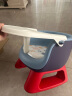 日康（rikang）宝宝餐椅 婴儿学坐椅多功能叫叫椅儿童吃饭餐桌 RK-X2009-1 蓝色 实拍图