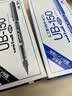 uni-ball三菱中性笔 签字笔高档水笔UB-150直液式走珠笔学生考试刷题用子弹头水性笔 0.5mm蓝色 10支整盒 实拍图