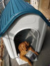 华元宠具（hoopet）狗窝狗房子狗屋室外小型大型犬室内别墅户外狗笼狗窝四季通用夏季 超大号-带天窗带门【90斤】 实拍图