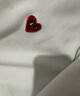 查尔斯桃心【白鹿&王楚然同款】卫衣男女情侣同款圆领加绒上衣白色加绒2XL 实拍图
