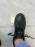 轻仙真牛皮劳保鞋男士皮鞋牛筋底工作鞋男四季款透气防砸防刺穿钢包头 黑色【头层牛皮】41低帮钢包头 实拍图