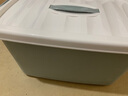 希迪（XIDI）手提收纳箱塑料整理箱学生宿舍家用内衣收纳盒玩具零食储物箱 大号-恬静蓝【内径37x25x21cm】 实拍图
