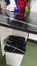 酷林KULIN折叠餐桌 家用黑色桌面带储物柜可移动 小户型餐桌椅可伸缩饭桌 实拍图