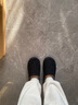 内泊乳胶棉拖鞋男冬季天女士羊毛毛防臭防滑静音保暖大码家居舒服软底 岩茶 43-44 正码正拍 实拍图