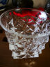 威士忌酒杯家用欧式水晶玻璃洋酒杯酒吧创意钻石八角啤酒杯酒具套装 冰凌款260ml 2支装 实拍图