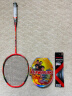 川崎（KAWASAKI）羽毛球拍全碳素超轻单拍6U三星拍RED-7（已穿线含手胶） 晒单实拍图