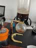 Bincoo 虹吸壶 煮咖啡壶虹吸式咖啡壶 咖啡器具手动煮咖啡机套装 3人份壶【复古手柄】 实拍图