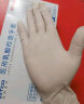 英科医疗（INTCO）一次性手套乳胶手套清洁家务手套橡胶检查手套乳白色S码100只/盒 实拍图