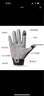 洛克兄弟（ROCKBROS）骑行手套冬季男女长指触屏自行车摩托车手套全指手套 升级秋季抓绒款 加强减震(触屏) L 实拍图