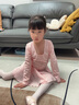 艾舞戈儿童舞蹈服春秋练功女童跳舞衣幼儿园宝宝连体芭蕾舞裙中国舞服装 芭蕾粉-长袖 130 码 高110-120cm重38-48斤 实拍图
