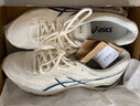 亚瑟士ASICS男鞋缓震跑鞋透气运动鞋GEL-FLUX 4 1011A614 米色/蓝色 39.5 实拍图