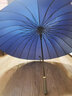 收米雨伞长柄自动男大号暴雨专用抗风结实超大长柄双三人伞女晴雨 自动24骨藏青 实拍图