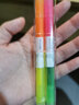 无印良品 MUJI 水性六角双头记号笔2色套装 8S63002 学生文具 2支装/荧光4色 实拍图