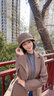 上海故事纯羊毛帽子女秋冬季加厚保暖毛呢礼帽复古礼帽简约蝴蝶结元旦礼物 实拍图