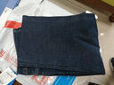真维斯牛仔裤男时尚2025秋冬猫须潮流直筒裤男宽松男长裤子深蓝色33 实拍图
