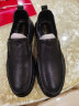 森达（SENDA）时尚乐福鞋男夏季新款商场同款一脚蹬休闲皮鞋1BH01BM3 黑色 41 晒单实拍图