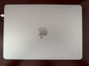 INCASEDots适用于22/24款苹果MacBook Air 13.6英寸保护套苹果M2/M3保护壳纤薄便携A3113磨砂透明色 实拍图