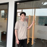 啄木鸟t恤男七分袖春秋季宽松潮流韩版夏季衣服男装学生体恤休闲打底衫 米色 XL 实拍图