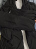 南极人外套男士装中长款秋冬季潮流加绒加厚款夹克宽松大码衣服外套 黑色（常规款） XL 实拍图