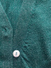 白领女士 墨绿亮丝V领七分袖针织开衫OL-LNZH21-203 墨绿 165/L 晒单实拍图