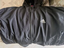 阿迪达斯（adidas）羽绒夹克男装 25冬季新款户外运动服跑步训练防风保暖立领羽绒服 黑色/主推款/绒子含量80% L 【建议体重140斤-160斤】 实拍图