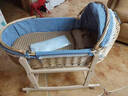 森必居（SENBIJU）藤编婴儿床新生儿摇篮便携手提篮车载安抚睡篮宝宝床摇篮摇窝 实拍图